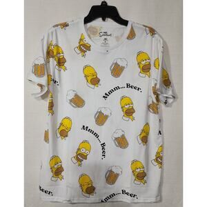 Homer Simpsons ''Mmm...Beer'' men's medium NWT